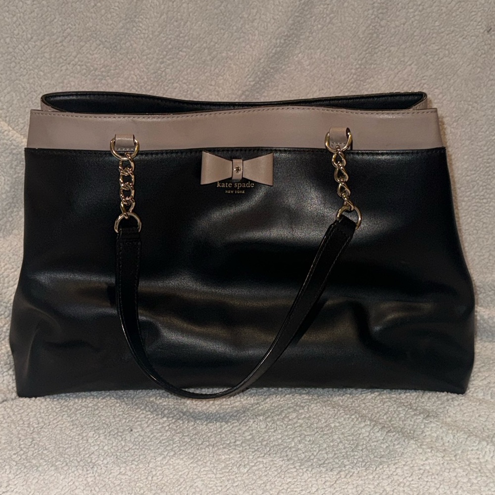 Kate Spade Black & Tan Tote